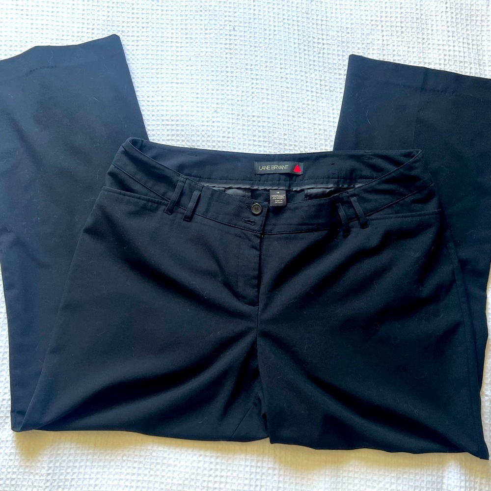 Lane Bryant Black Pant Red Triangle - Size 18 - Picture 4 of 12
